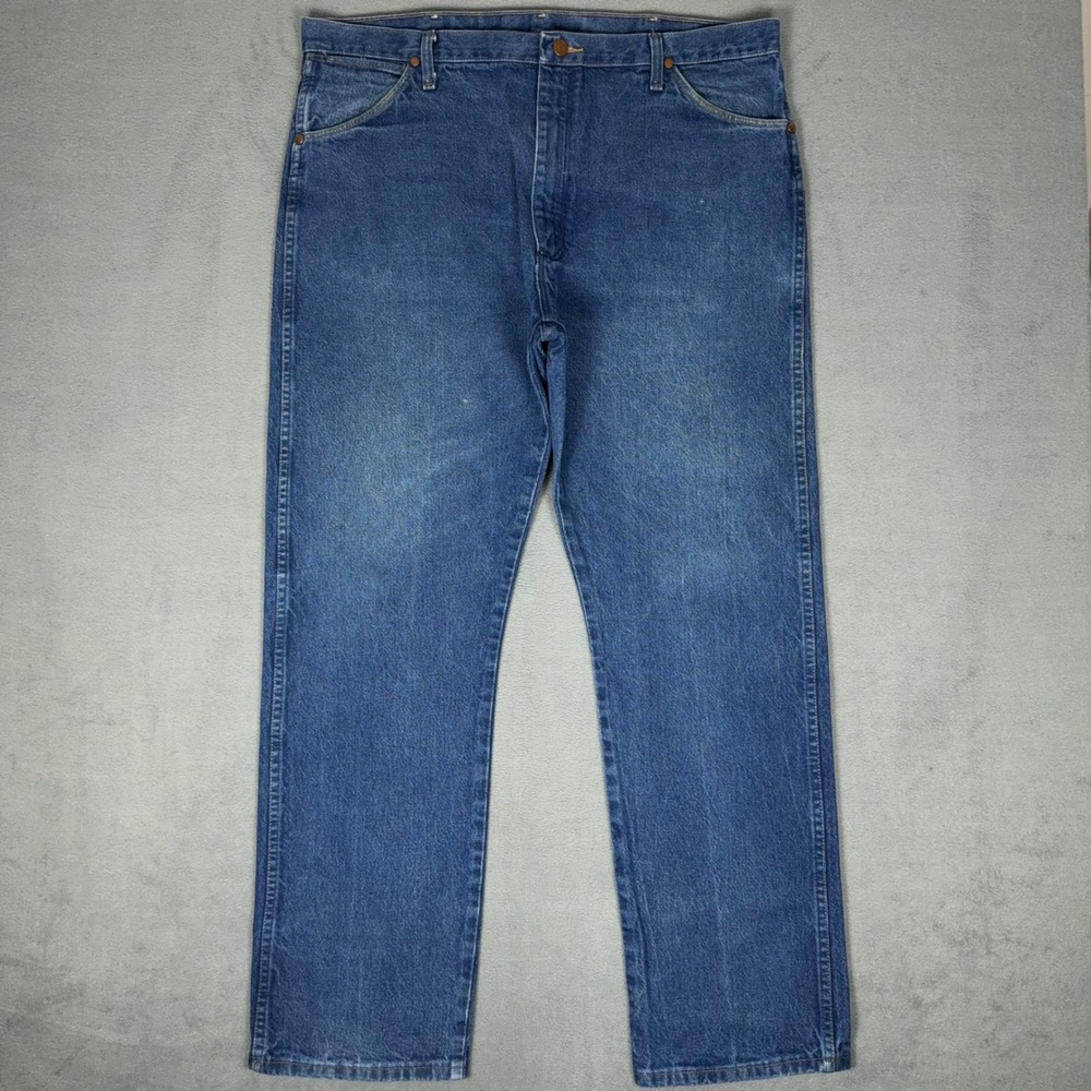 Vintage Wrangler 13MWZ Cowboy Cut Original Fit Jeans Blue Denim Men's 40x32